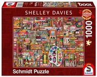 Schmidt PQ Puzzle 1000 DAVIES Výtvarné potreby