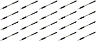 UNI SN-101 zasúvacie guľôčkové pero, čierne, 0,3 mm x 20 ks