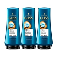 Gliss Aqua Revive kondicionér na vlasy 3x200ml