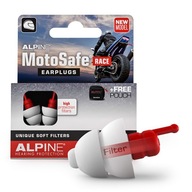 Zátkové chrániče sluchu pre motocyklistov Alpine Motosafe Race