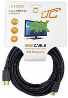 VYLEPŠENÝ KÁBEL HDMI-HDMI 5M 4K 3D VERZIA V2.0