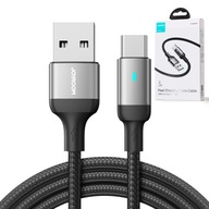 RÝCHLONABÍJACÍ KÁBEL 3A USB USB-C JOYROOM 3m 3 metre S LED