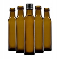 10ks 250ml Marasca fľaše na mesačnú šťavu z olivového oleja