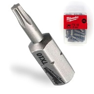 BIT DO SKRUTKOVAČOV TX10 25ks TORX MILWAUKEE