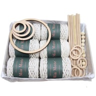 Mia Mote Macrama Set pre začiatočníkov String Braided Eco Gift