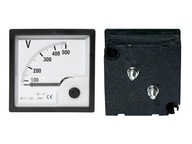 Analógový voltmeter štvorcový meter 500V AC