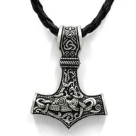 PÁNSKY NÁHRDELNÍK THOR'S KLADIVO MJOLNIR SILVER 125