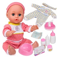 BABY DOLL interaktívne BOTTLE CLOTHES zvuky