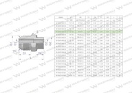 Hydraulická prípojka BB 1/2"UNF (JIC) x M10x1 (XGE) Waryński (dodávky