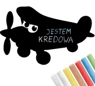 FÓLIA Kriedová tabuľa na stenu PLANE 98x157