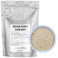 BIELY SEZAM, lúpané prémiové sezamové semienka 1kg