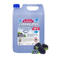 Zimná hotová kvapalina do ostrekovačov, vôňa Blackberry, 5L -20°C