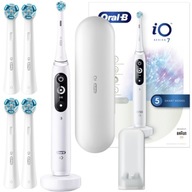 Biela súprava magnetických zubných kefiek Oral-B iO Series 7