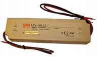 Zdroj Mean Well 12VDC 8,5A 100W IP67 LPV-100-12