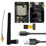 Súprava ESP32-CAM s kamerou, anténou a programátorom + 0,25M USB KÁBEL