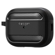 Spigen Rugged Armor – puzdro pre Apple Airpods Pro 1/2 (čierne)