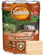 SADOLIN SUPERDECK OLEJ NA TERASU, ČÍRY 5L