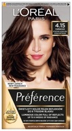 Permanentná farba na vlasy Loreal Preference 4,15 Caracas Intense Brown