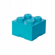 LEGO KONTAJNER 25CM BLOCK4 BOX AZURE