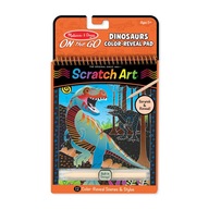 NA GRAVÍROVANIE Škrabacie DINOSAURY 12 OBRÁZKOV