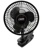 RAM ventilátor s klipom 150mm 15w