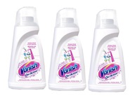 VANISH OXI White Gel odstraňovač škvŕn biela tekutina 3x 1L