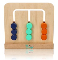 AdamToys Color Shape Tried Puzzle MONTESSORI