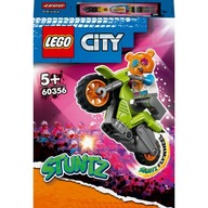 LEGO CITY kaskadérsky motocykel s medveďom 603