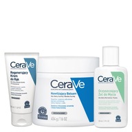 CeraVe hydratačný balzam 454 g, regeneračný krém na ruky 50 ml + ZDARMA