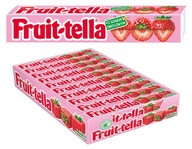 FRUITTELLA žuvačka jahodová JAHODA 20 x 41g