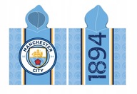 UTERÁK s kapucňou pončo MANCHESTER CITY 60x120 cm