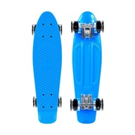 SKATEBOARD do 100 kg LED ABEC-5 RUBBER kolieska