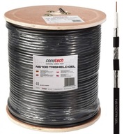 Kábel Aerial Ground Cable Outdoor Gel 300m Copper CU Triple Shield