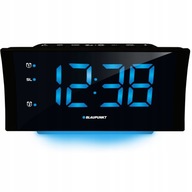 ALARM RÁDIOVÝ TEPLOMER NABÍJAČKA NA SMARTPHONE USB CLEAR LCD BLAUPUNKT CR80