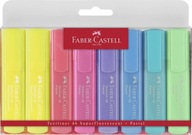 Faber Castell Textliner pastelové zvýrazňovače 8col