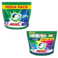 MIX ARIEL All in One pracie kapsule farba + biela