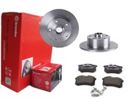 DISKOVÉ DLOŽKY BREMBO ZADNÉ AUDI A4 B5 245MM