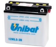 BATÉRIA UNIBAT 12N5,5-3B/E 5Ah 60A 12V