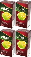 VITAX Inspirations ovocný čaj Limetka Citrón instantný 20 sáčkov x4