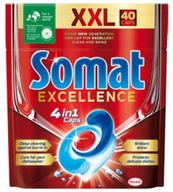 Somat Excellence 4v1 kapsule do umývačky riadu 40 ks.