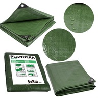 PLACHTA 2x3m, VYSTUŽENÁ, HRUBÁ, 120g, ZELENÁ, PEVNÁ, UV+ VODEODOLNÁ