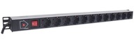 POWER STRIP RACK Vertikálne 12 Schuko zásuvky