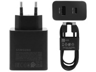 ORIGINÁLNA NABÍJAČKA SAMSUNG 35W s rýchlym nabíjaním USB A USB C 3A - 1,8 m