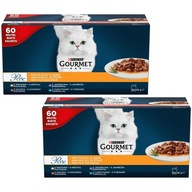 Purina Gourmet krmivo pre mačky 85 g mix príchutí x 120 kusov