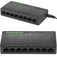 SWITCH LANBERG 8-PORT 1GB/S GIGABIT ETHERNET LAN