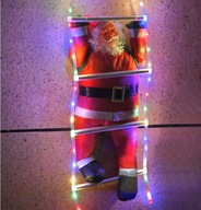 SANTA NA REBRÍKU LED DEKORÁCIA 60cm 40LED