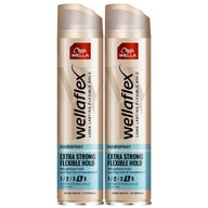 Wellaflex Flexibilný extra lak na vlasy 250 ml x2