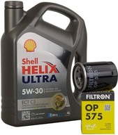 SHELL HELIX ULTRA 5W30 4L + OLEJOVÝ FILTER OP575