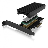 PCIe karta s M.2 M-Key slotom pre jeden disk