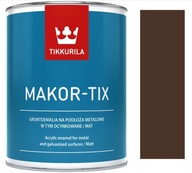 MAKOR-TIX TIKKURILA FARBA NA STRECHU POZINKOVANÁ 1L HNEDÁ